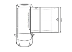 Outdoor Revolution Cayman Cona Air Driveaway Awning Low (2022) -Outdoor Camping Store cayman cona air 1