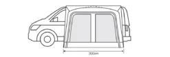 Outdoor Revolution Cayman Cuba Air Low Driveaway Awning (180-210cm) 8 Outdoor Revolution Cayman Cuba Air Low Driveaway Awning (180-210cm) -Outdoor Camping Store cayman cuba 3 flr