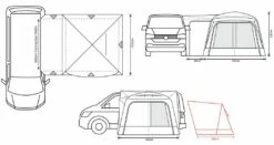 Outdoor Revolution F/G Cayman High Awning (255-305cm) -Outdoor Camping Store cayman fg fp 2
