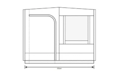 Outdoor Revolution Cayman Sun Canopy Front Panel -Outdoor Camping Store cayman sun canopy 3 1