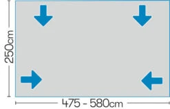 Westfield Ceres Full Air Caravan Awning Small (Size 8: 946 - 980cm) -Outdoor Camping Store ceres 7 midsize 1 1