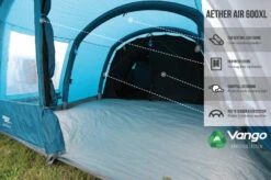 Vango Airbeam Vango Aether Air 600XL Tent (2022) -Outdoor Camping Store earth collection airbeam infographics call outs7
