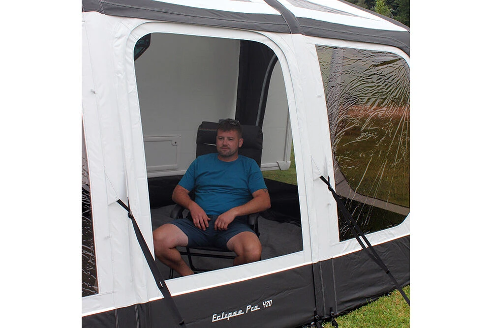 Outdoor Revolution Eclipse Pro 420 Zip in Central Full Mesh Door Outdoor Revolution Eclipse Pro 420 Zip In Central Full Mesh Door -Outdoor Camping Store eclipsepro420frontmeshpanel 1