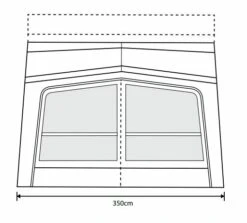 Outdoor Revolution Esprit Pro X 350M Awning (220-290cm) -Outdoor Camping Store esprit 350 x fl2