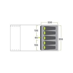 Zempire Evo TL V2 Air Tent (2023) 8 Zempire Evo TL V2 Air Tent (2023) -Outdoor Camping Store evo tl 0197002 floor plan 001 b 1