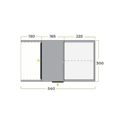 Zempire Evo TM V2 Air Tent (2023) -Outdoor Camping Store evo tm 0197003 floor plan 001 a