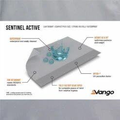 Vango Airbeam Vango Faros II Air Low Awning (2023) -Outdoor Camping Store fabric diagrams sentinel active awning 4