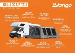 Vango Airbeam Vango Galli CC Air Tall Awning (2023) -Outdoor Camping Store galli cc air tall