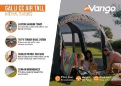 Vango Airbeam Vango Galli CC Air Tall Awning (2023) -Outdoor Camping Store galli cc air tall2