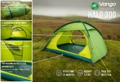 Vango Halo 300 Tent (2022) -Outdoor Camping Store halo 300 low res2