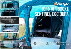 Vango Airbeam Vango Joro Air 600xl Dura Tent (2023) -Outdoor Camping Store joro air 650xl sentinel eco dura low res