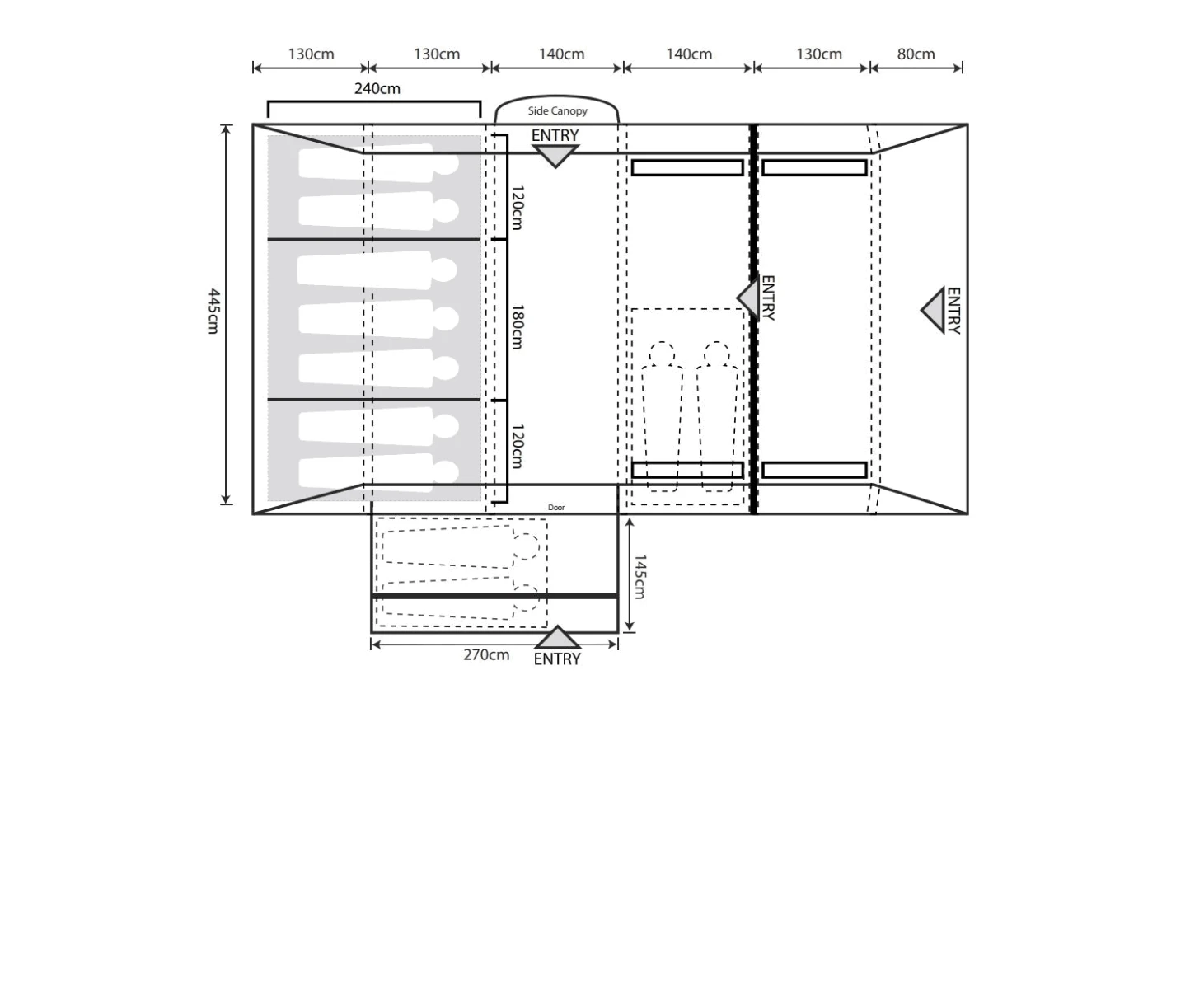 Outdoor Revolution Kalahari PC 7.0 Tent (2022) Outdoor Revolution Kalahari PC 7.0 Tent (2022) -Outdoor Camping Store kalahari 1