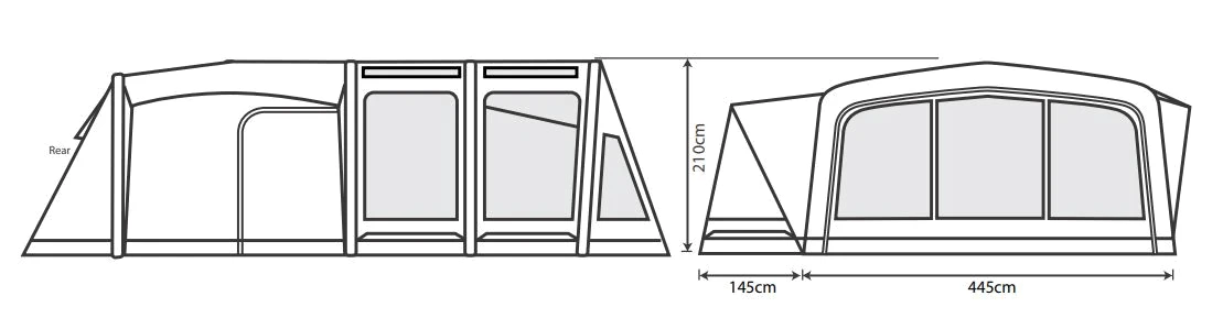 Outdoor Revolution Kalahari PC 7.0 Tent (2022) Outdoor Revolution Kalahari PC 7.0 Tent (2022) -Outdoor Camping Store kalahari 2