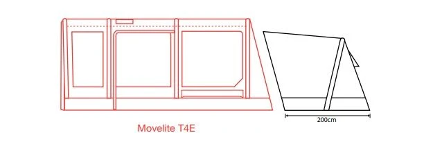 Outdoor Revolution Movelite T4E PC Annex Outdoor Revolution Movelite T4E PC Annex -Outdoor Camping Store