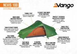 Vango Nevis 100 Tent (2023) -Outdoor Camping Store nevis 100 small