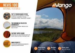 Vango Nevis 100 Tent (2023) -Outdoor Camping Store nevis 1002 small