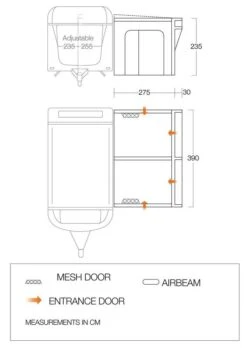 Vango Airbeam Vango Riviera Air 390 Elements All Season Caravan Awning (2023) 4 Vango Airbeam Vango Riviera Air 390 Elements All Season Caravan Awning (2023) -Outdoor Camping Store riviera 390 eas flooplan