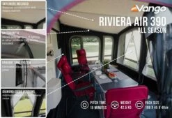 Vango Airbeam Vango Riviera Air 390 Elements All Season Caravan Awning (2023) 7 Vango Airbeam Vango Riviera Air 390 Elements All Season Caravan Awning (2023) -Outdoor Camping Store riviera air 390 as in