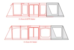 Outdoor Revolution O-Zone XTR Safari Front Porch Extension 4 Outdoor Revolution O-Zone XTR Safari Front Porch Extension -Outdoor Camping Store safari extension floorplans 2