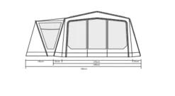 Outdoor Revolution O-Zone 8.0 Safari Lodge Tent -Outdoor Camping Store safari lodge floorplans 2