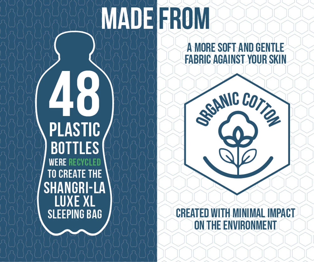 Vango Shangri-La Luxe XL Sleeping Bag (2023) Vango Shangri-La Luxe XL Sleeping Bag (2023) -Outdoor Camping Store