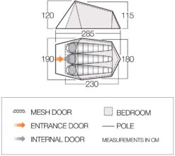 Vango Soul 300 Tent -Outdoor Camping Store soul300 1