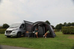 Vango Airbeam Vango Cove II Air Mid Awning (2023) -Outdoor Camping Store vango lifestyle driveaway awnings cove ii air mid low 1