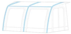 Westfield Mars 330 Motorhome Fixed Air Awning (245 - 260cm) -Outdoor Camping Store vega 8 midsize 2 1