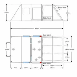 Wild Country Zonda 6EP Tent (2022) -Outdoor Camping Store zoom zonda 6ep 5